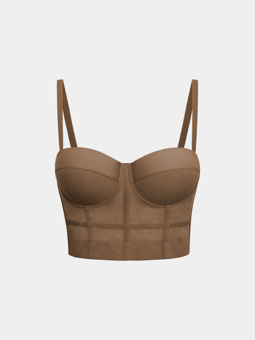 Luxury mesh bustier with underwire – Fitted sheer top for women, perfect for special occasions
