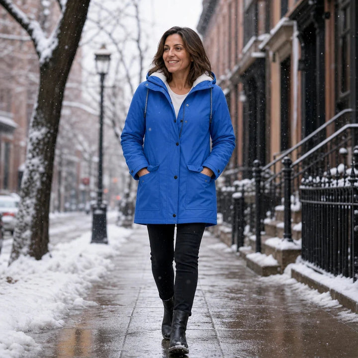 Mandy | Warm and Stylish Fleece Winter Jacket with Hood