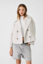 Coat Women - Short Double Breasted Coat