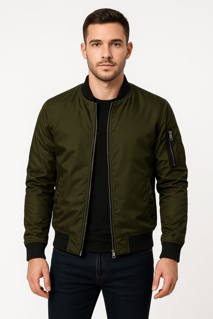 Jacket Men - Light Casual Everyday Bomber Jacket