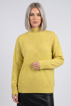 Sweater Women - Cashmere Knit Soft Sweater with Turtleneck