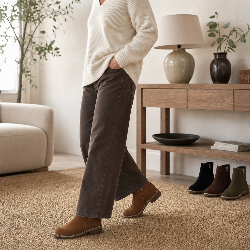 Camila | Cozy And Stylish Fur Lined Ankle Boots