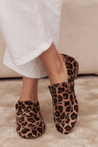 Marissa - Women’s Leopard Print Loafers with Classic Vamp Strap