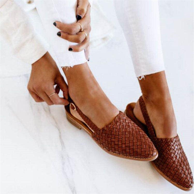 Brooke | Women’s Orthopedic Closed Toe Slingback Flats