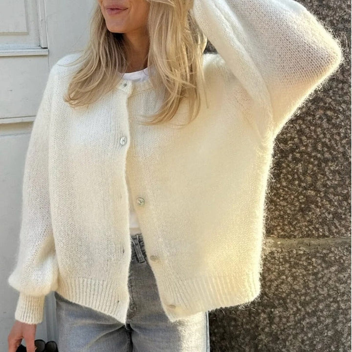 Cozy Vintage Knitted Cardigan with Buttons
