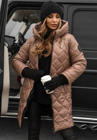 Women's Jacket | Stitched Diamond Panels