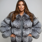 Oversized Soft Winter Jacket Made of Thick Faux Fur