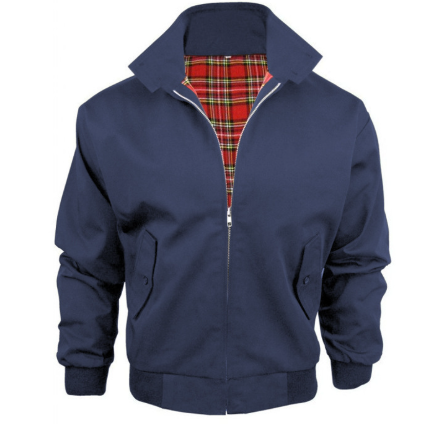 Victor - Harrington Bomber Jacket with Tartan Lining