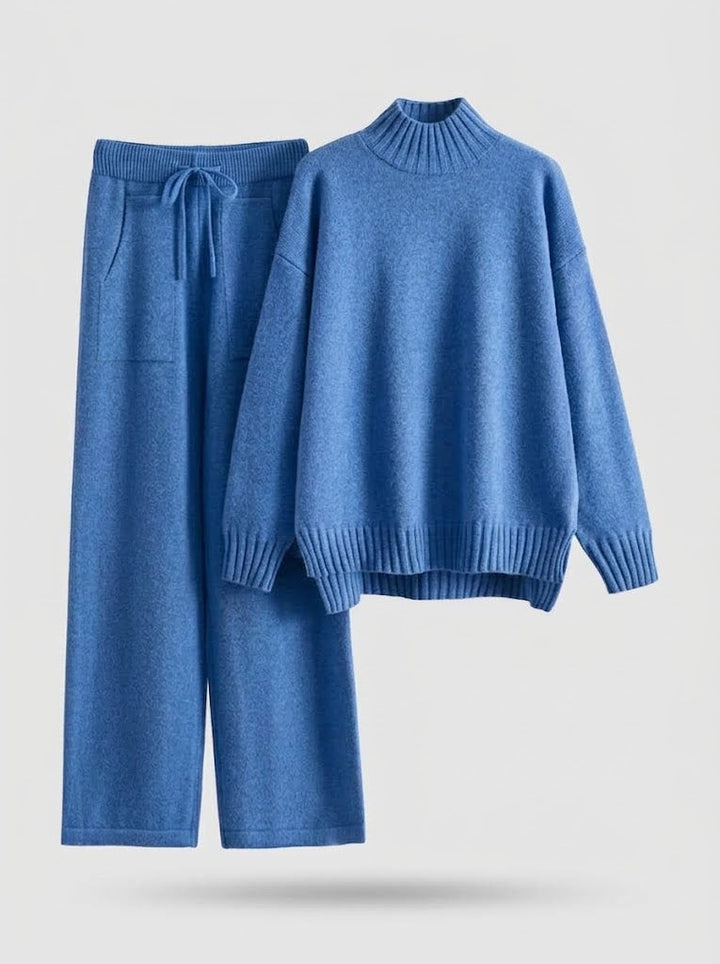 Two-piece set for women with long sleeves and drawstring