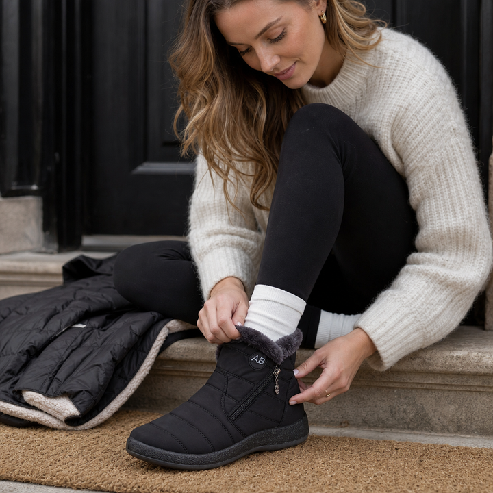 Poppy | Warm And Water-Repellent Fur Lined Ankle Boots