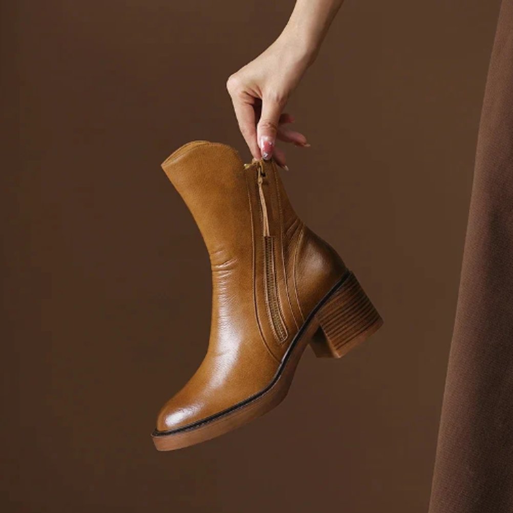 Freya | Leather Ankle Boots That Elevate Your Everyday Look