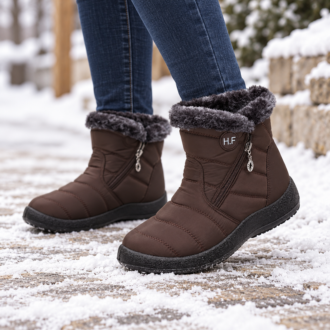 Poppy | Warm And Water-Repellent Fur Lined Ankle Boots