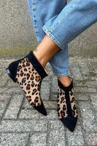 Alice | Chic And Versatile Leopard Print Ankle Boots