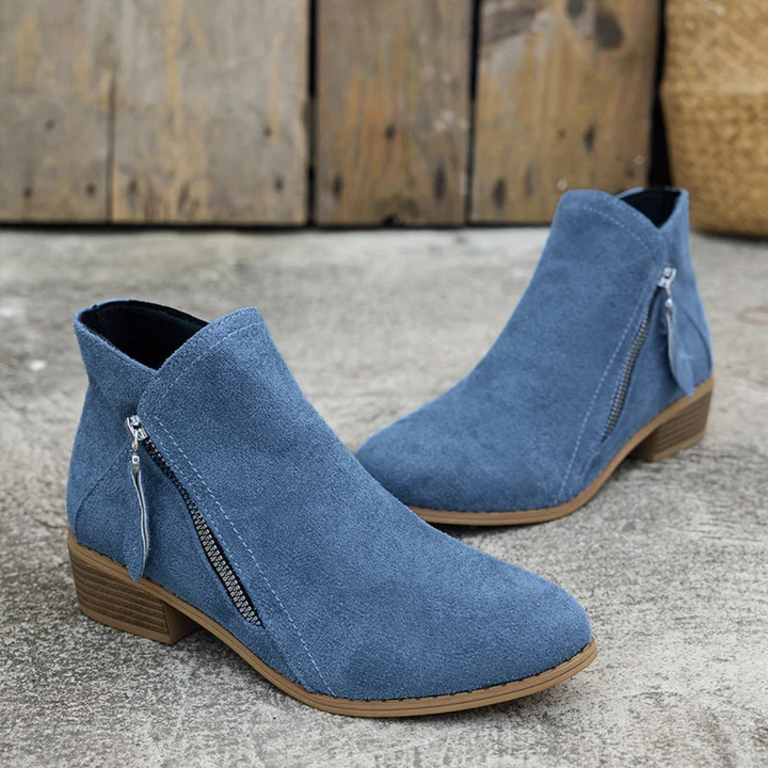 Joanna | Elegant Comfortable Zipper Shoes