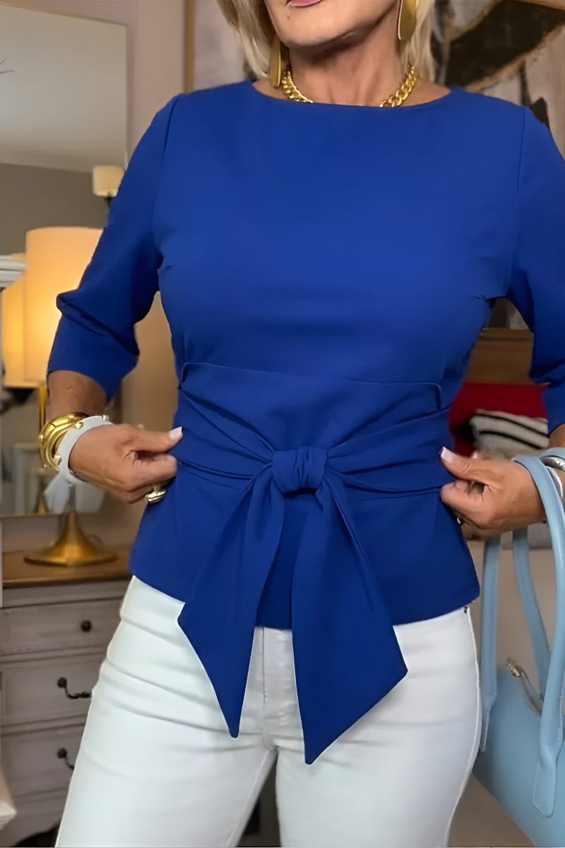 Daria | Stylish Tie-Belt Top