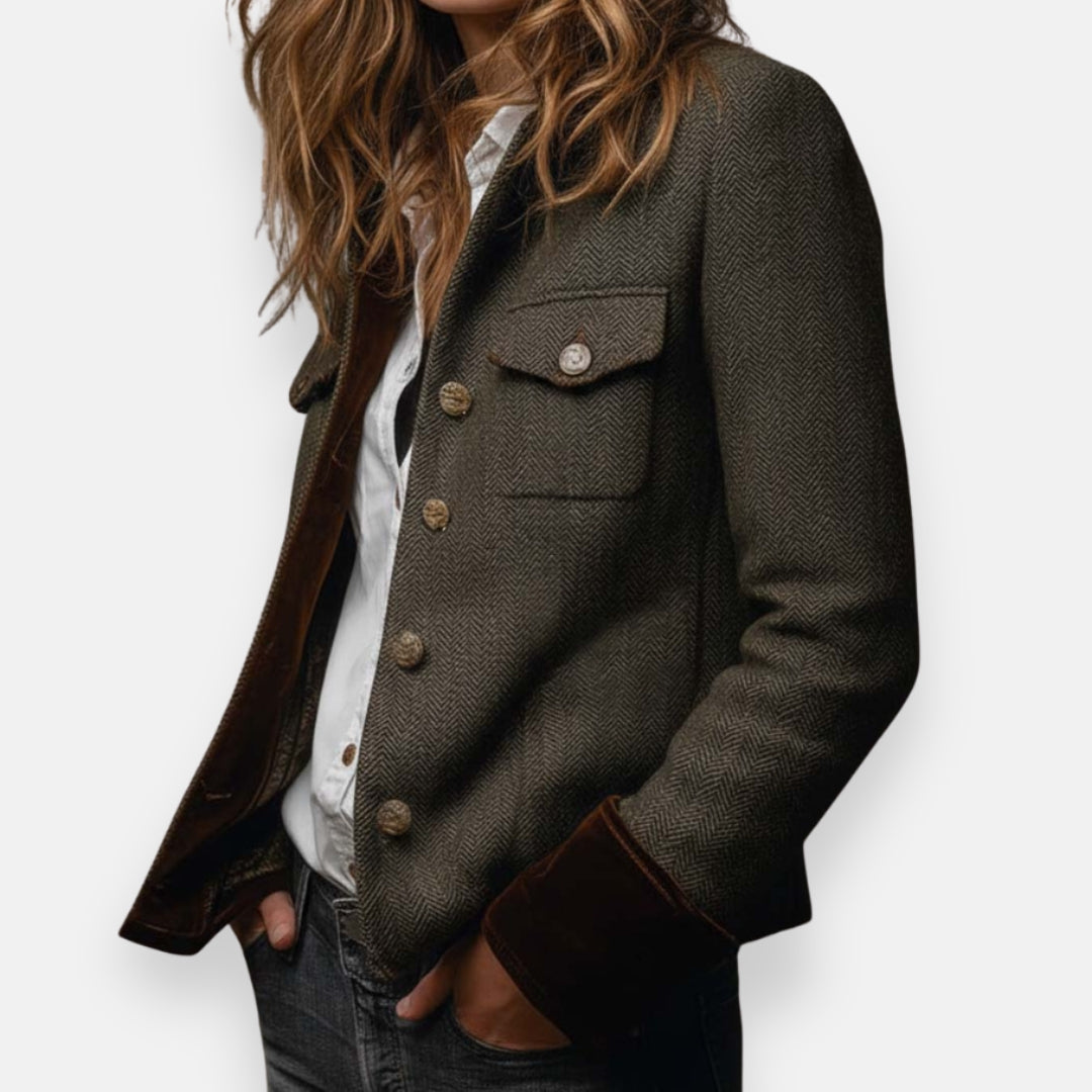 Women’s Casual Utility Button Jacket