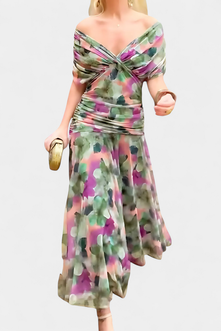 AMARRA - Long Floral Dress