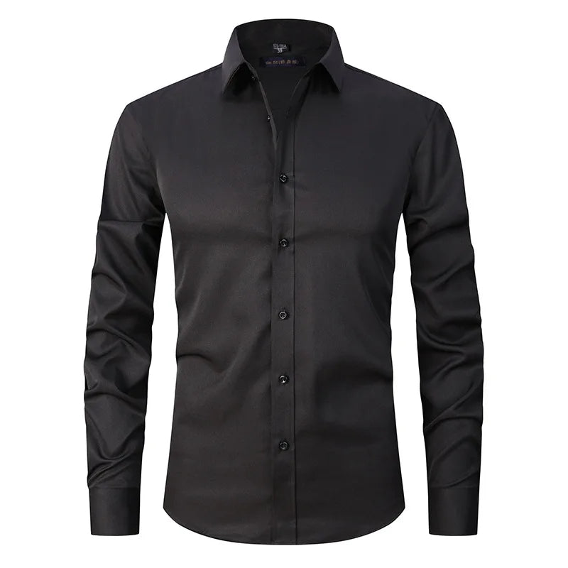 Wrinkle-Free Slim Fit Shirt for Men