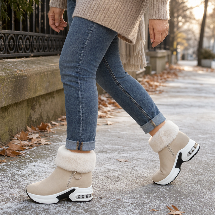 Fiona | Cozy Chunky Fur Lined Ankle Boots