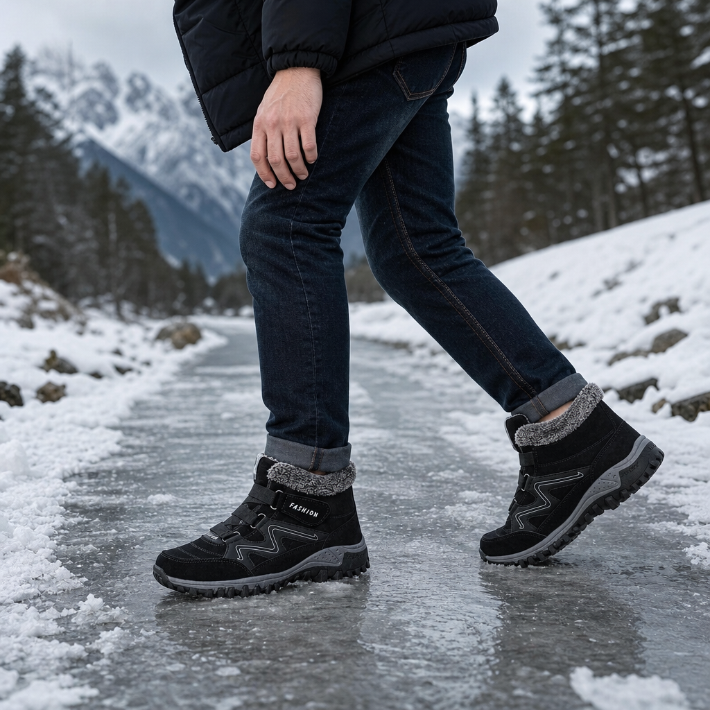 Thomas | Warm And Non-Slip Fur Lined Ankle Boots