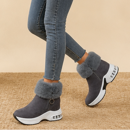 Fiona | Cozy Chunky Fur Lined Ankle Boots