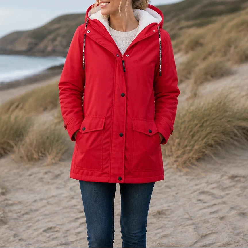 Mandy | Warm and Stylish Fleece Winter Jacket with Hood