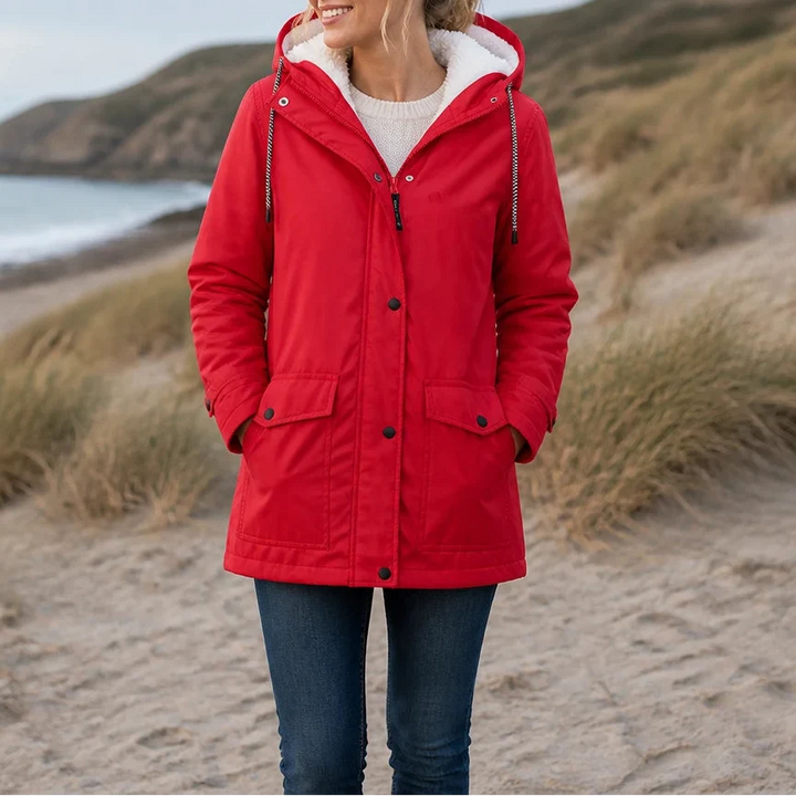 Mandy | Warm and Stylish Fleece Winter Jacket with Hood