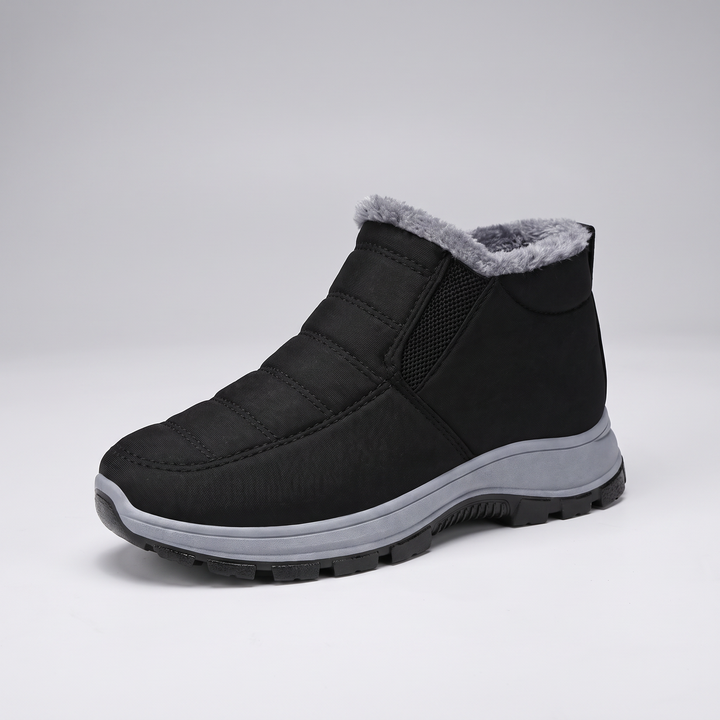 Josephine | Waterproof Quilted Winter Walking Snow Boots With Fleece Lining