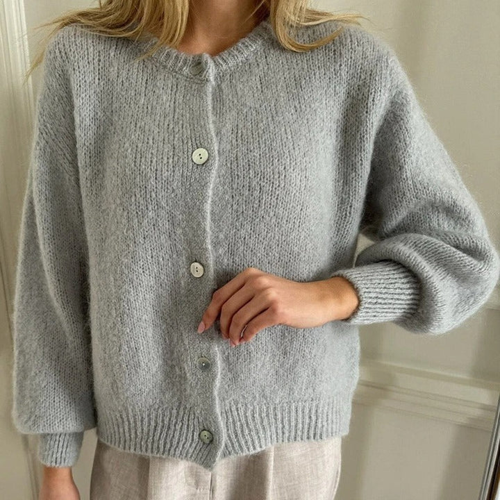 Cozy Vintage Knitted Cardigan with Buttons