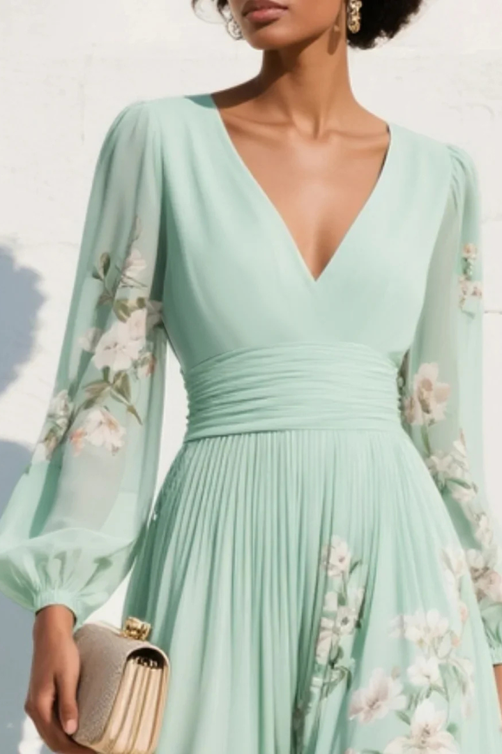 Charlotte - Stylish Flowing Midi Dress