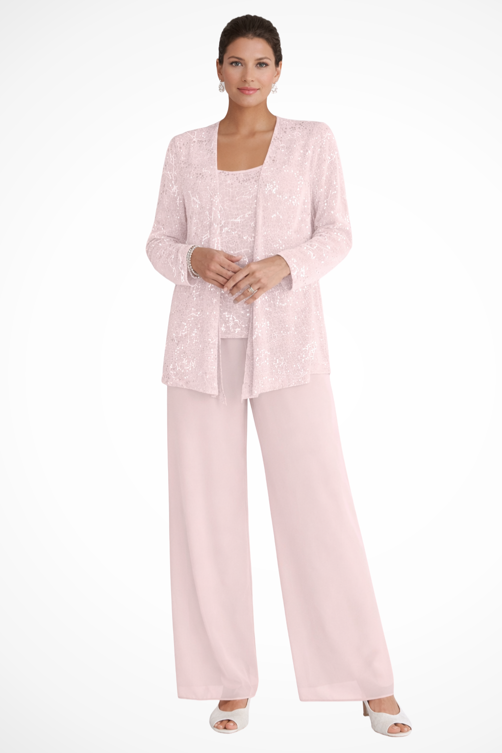 Nora | Three-Piece Formal Evening Set with Flowing Silhouette