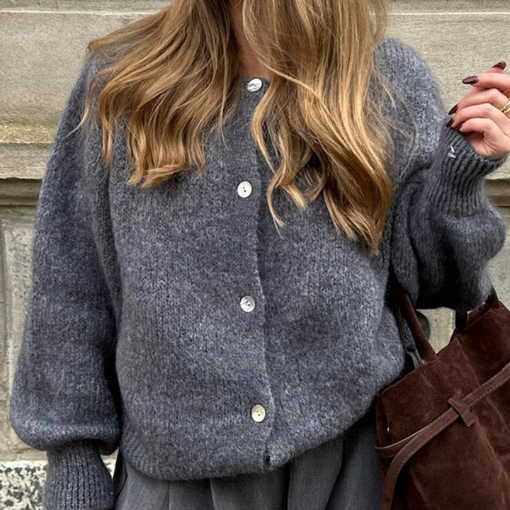 Cozy Vintage Knitted Cardigan with Buttons
