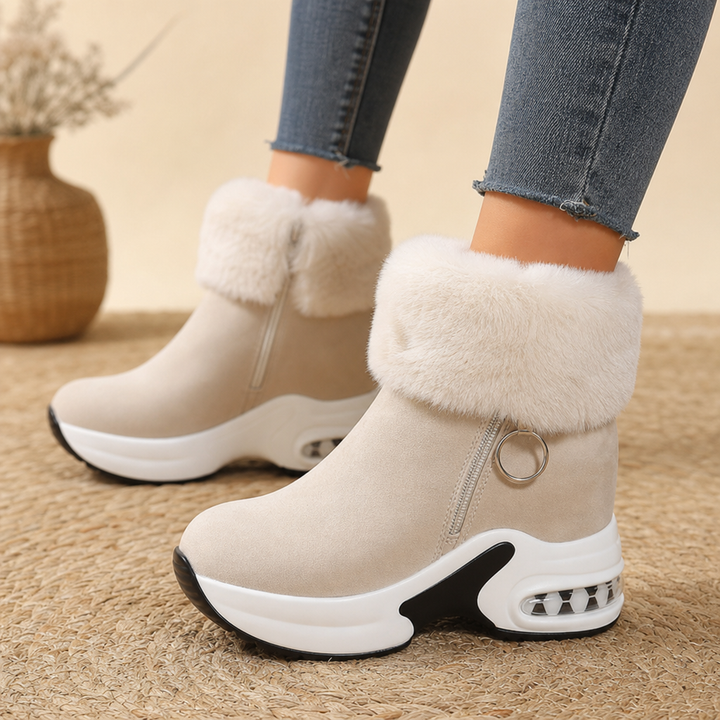 Fiona | Cozy Chunky Fur Lined Ankle Boots