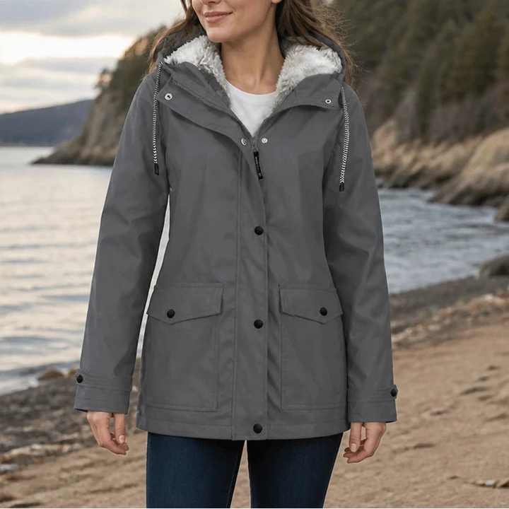 Mandy | Warm and Stylish Fleece Winter Jacket with Hood