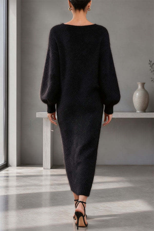 Renske | Sweater-Dress with Balloon Sleeves