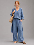 Onyx | Loose Tunic Top Wide Leg Pant Set