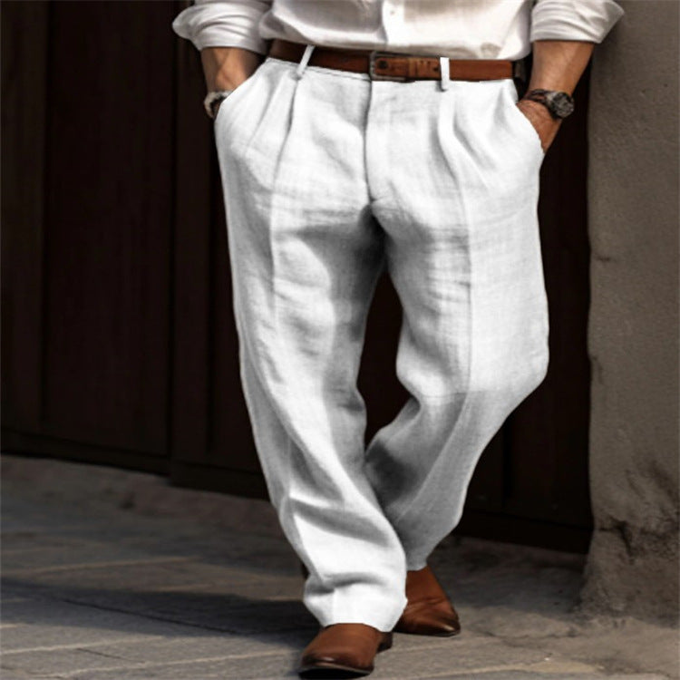 Lightweight linen pants for men - Klaus