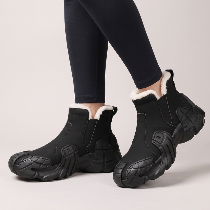 Harriet | Waterproof Fleece Lined Winter Snow Boots With Rugged Grip