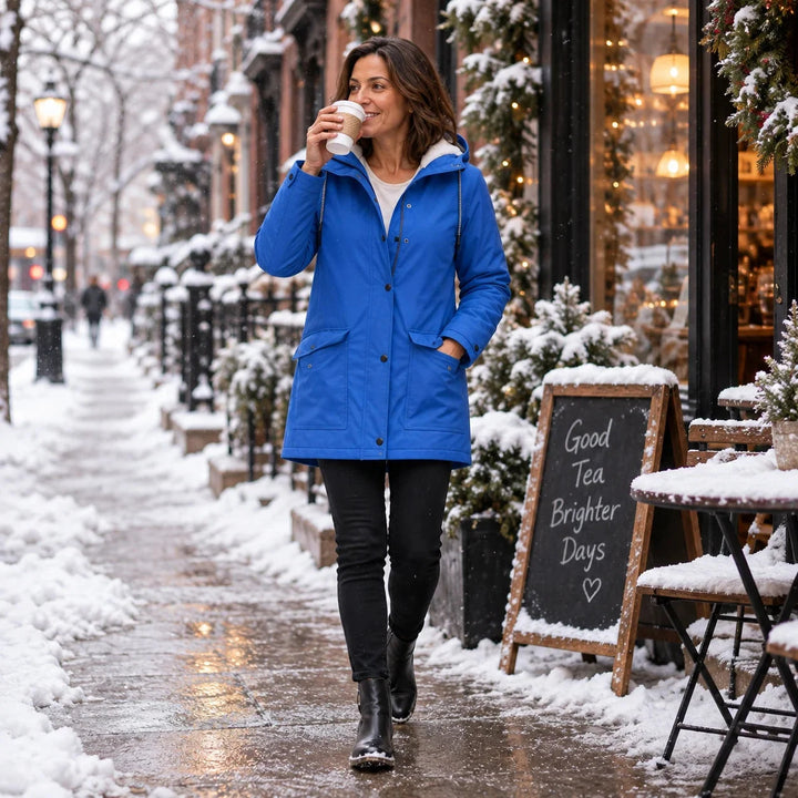 Mandy | Warm and Stylish Fleece Winter Jacket with Hood