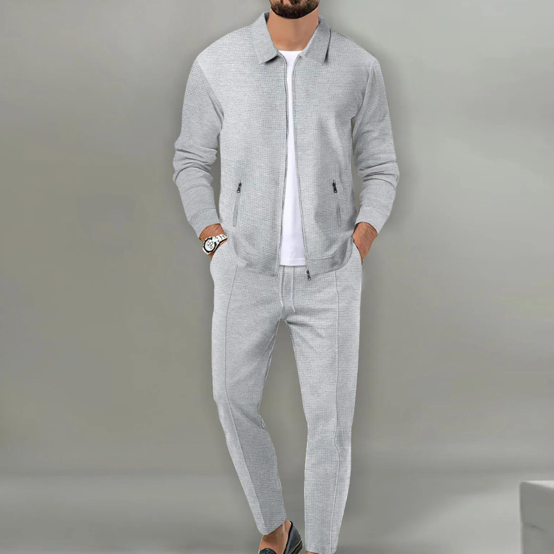 Men’s Two Piece Zip Up Set