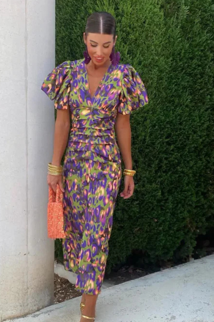 Mirae - Elegant Midi Dress