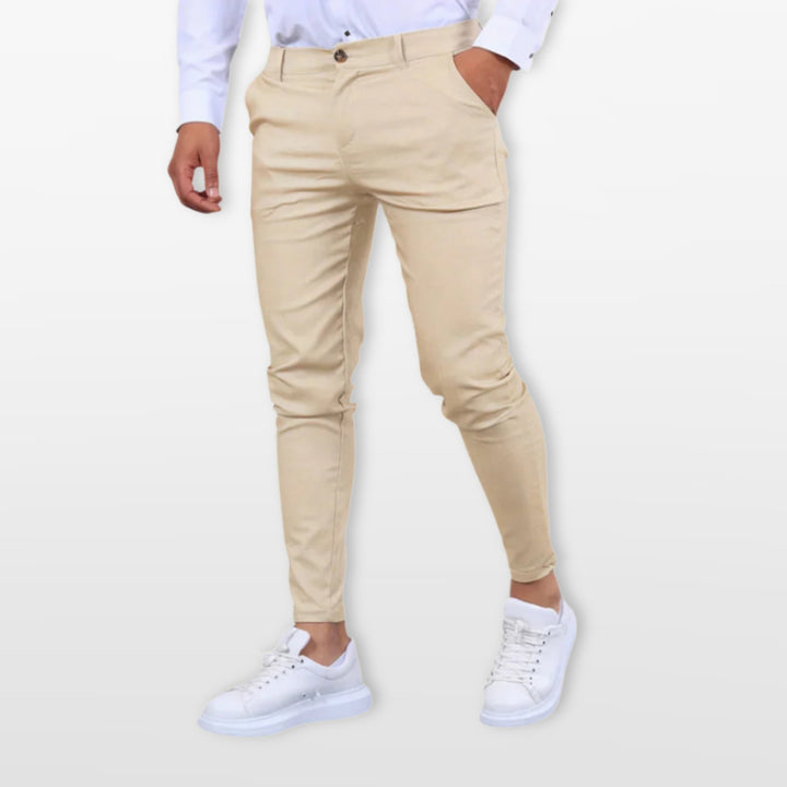 Men Slim Fit Dress Pants