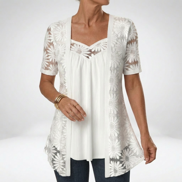 FLOWER BLOUSE FOR WOMEN