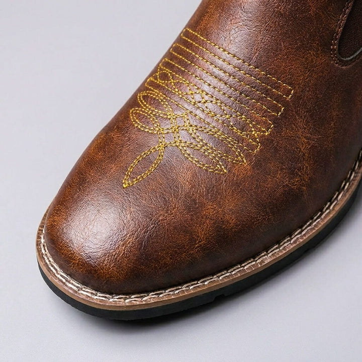 William | Classic And Comfortable Leather Boots with Refined Vintage Appeal