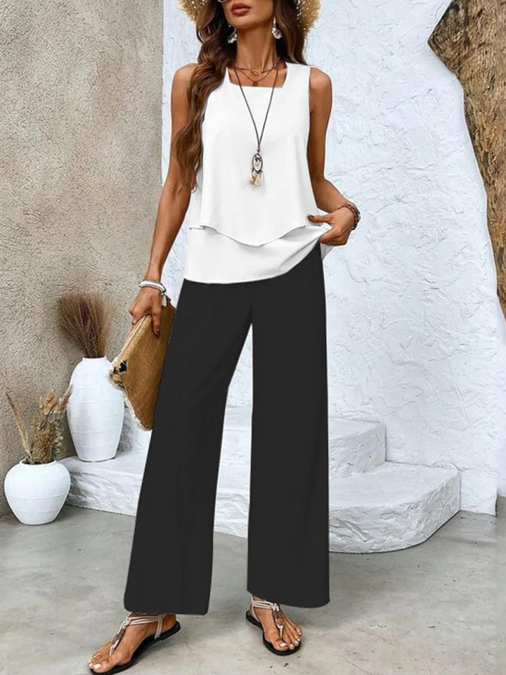 Lillian | Layered Wide-Leg Set