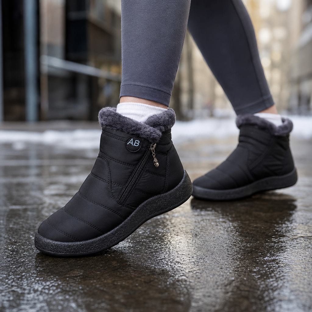 Poppy | Warm And Water-Repellent Fur Lined Ankle Boots