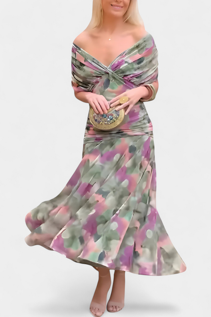 AMARRA - Long Floral Dress