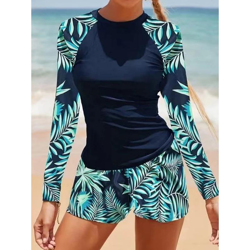 ZARA | LONG-SLEEVE TWO-PIECE SURFING SWIMSUIT