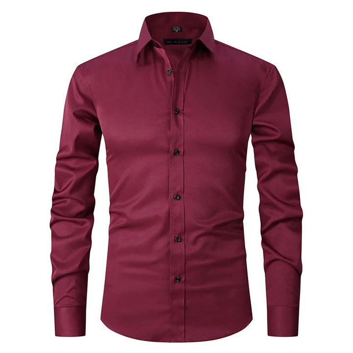 Wrinkle-Free Slim Fit Shirt for Men