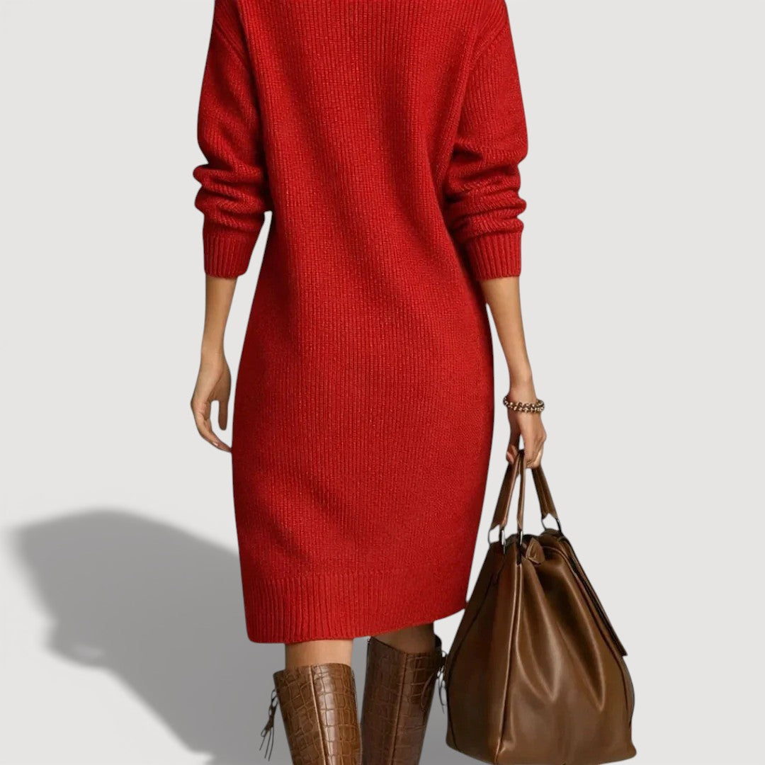 ALESSIA – Cozy Knit Dress